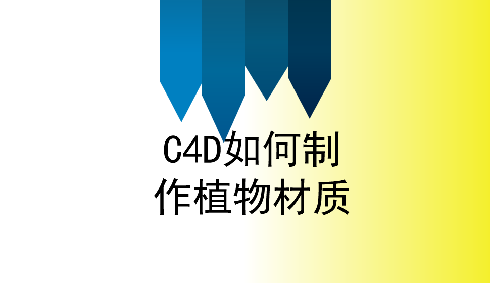 C4D如何制作植物材质