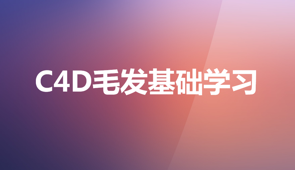 C4D毛发基础学习