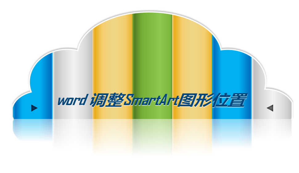 word 调整SmartArt图形位置